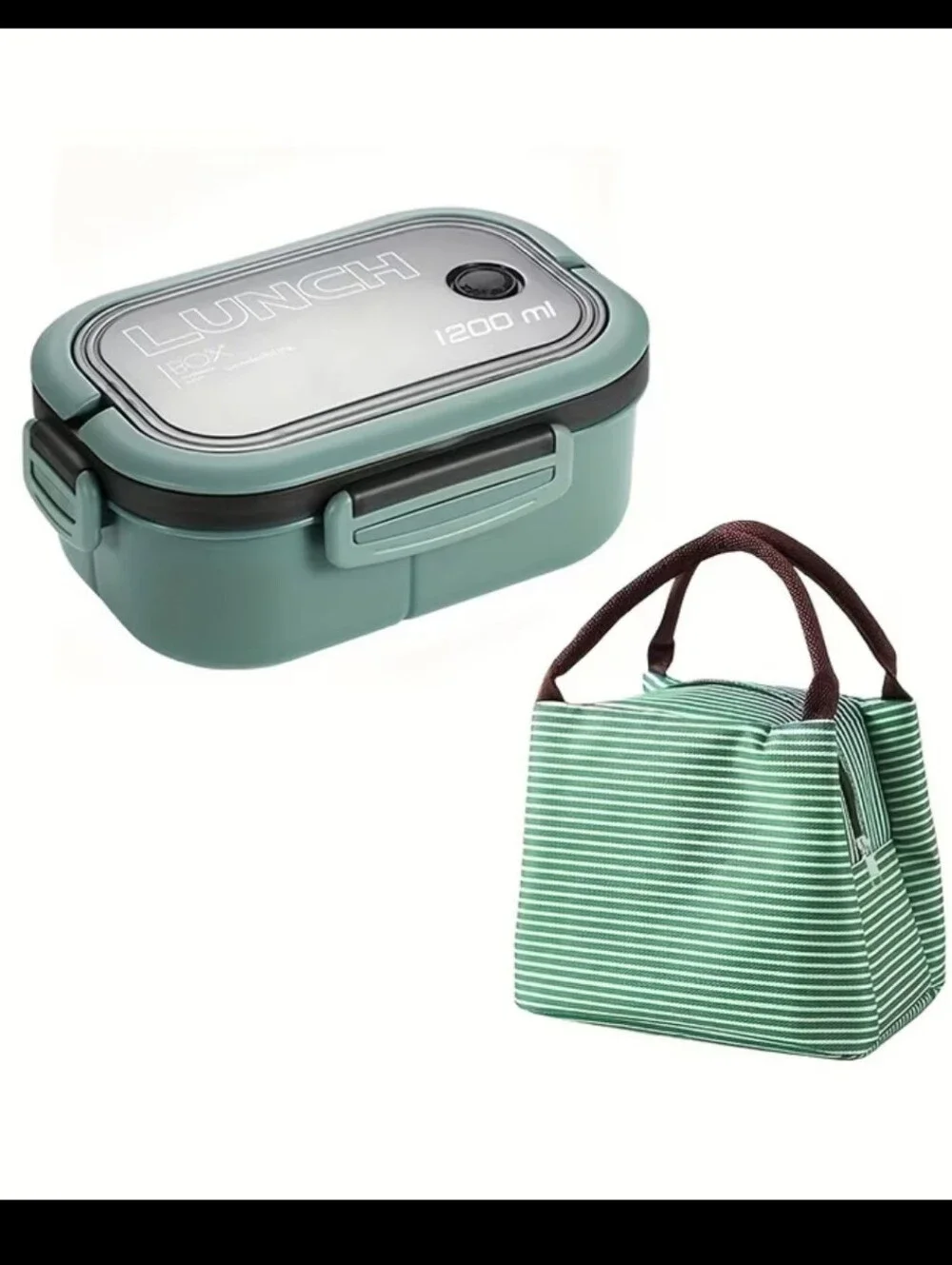 Lunch Box with Utensils And Carry Bag